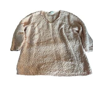 Coldwater Creek Pink Knit Sweater